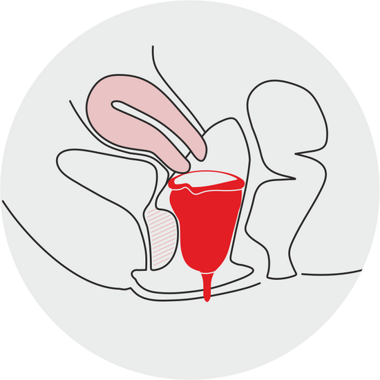 menstrual cup low cervix